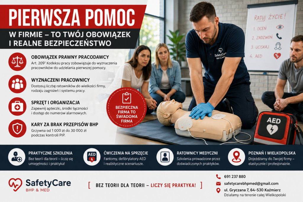 Szkolenia pierwszej pomocy w Poznaniu i Wielkopolsce